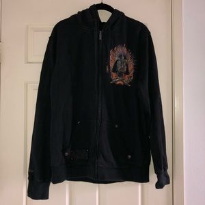 Darth Vader Star Wars zip-up hoodie with pockets